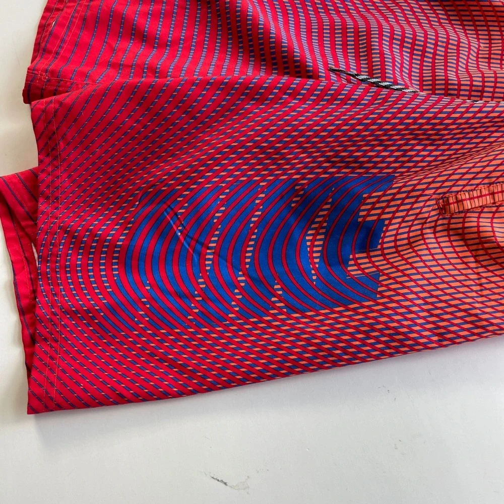 Nike Swim Trunks Board Shorts Quick Dry Athletic Geometric Print‎ L